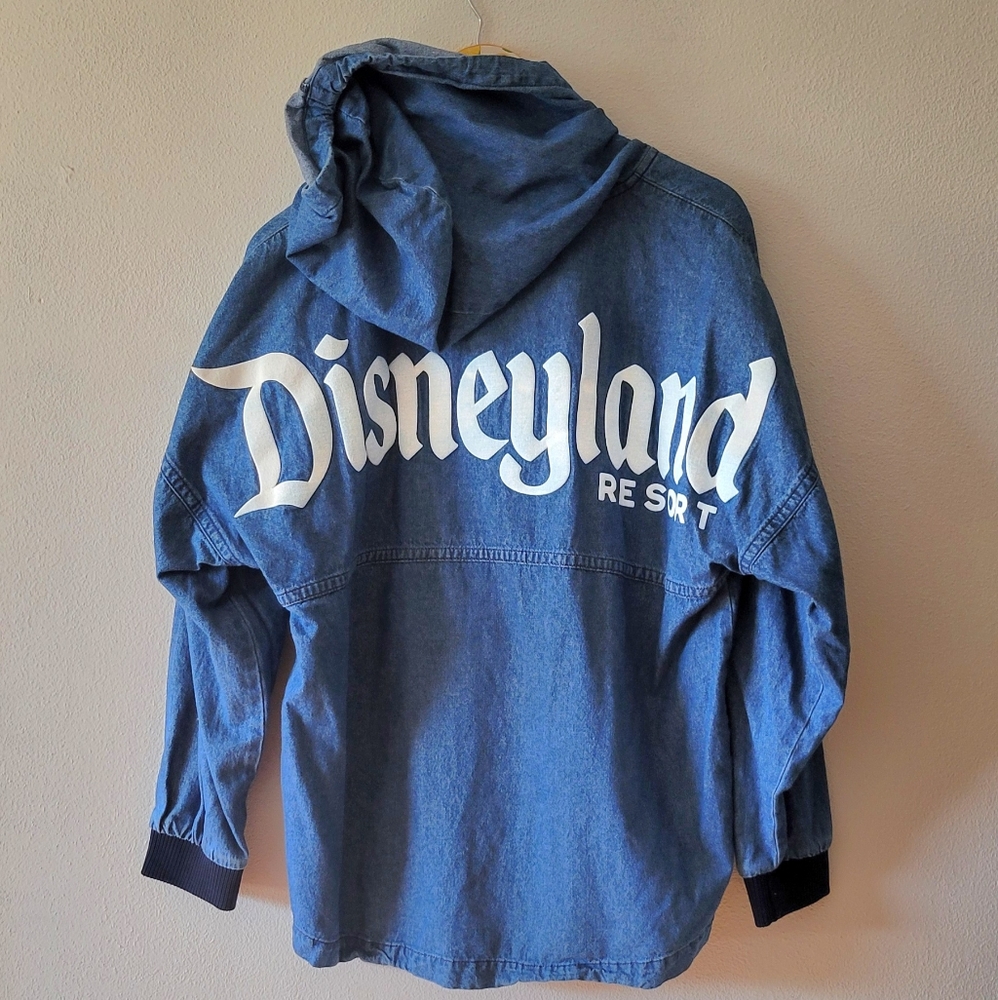 Disneyland Hooded Denim Spirit Jersey for Adults unisex small pullover